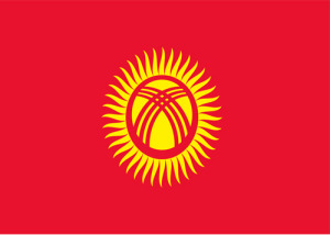Kyrgyzstan flag waf